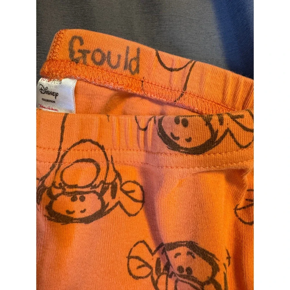 Hanna Andersson Disney Tigger Organic Cotton Pajama Set Orange White Kids Size 8